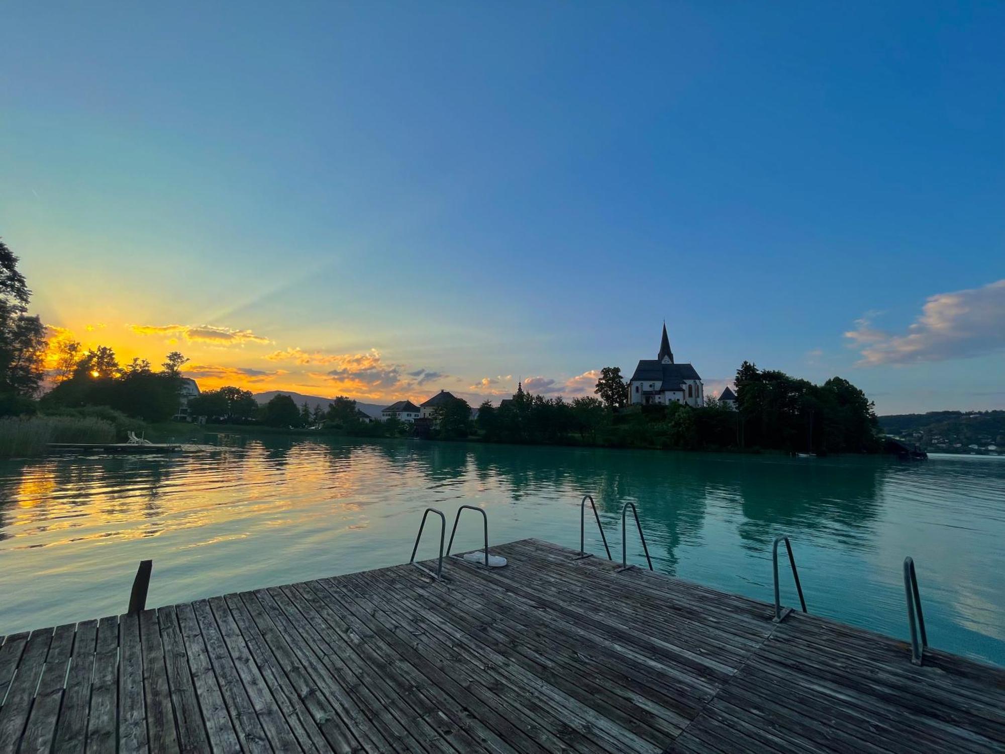 See-Residenz St. Anna - Mit Exklusivem Seezugang มาเรียเวิร์ท ภายนอก รูปภาพ